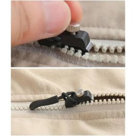 Piece Zipper Repair Kit - Instantly Fix Broken Zippers No Sewing Required for Clothes Luggage
