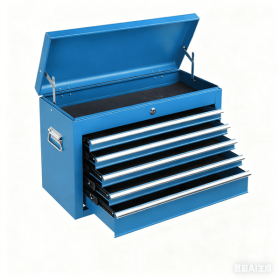 5-Drawer Lockable Steel Tool Chest, 330 lbs Capacity