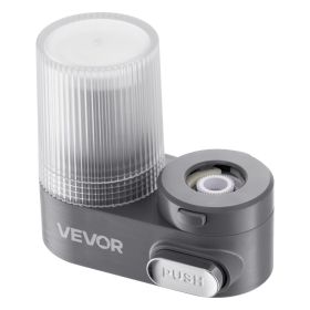 Faucet Mount Water Filter, Vertical Water Purifier for Sink Tap, Carbon Fiber Filter, Removes Chlorine Lead with 3 Filters (Default: Default)